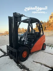  1 رافعة شوكية من نوع لندا الألماني  Linde forklift  3.5 t