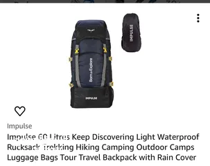  1 Camping back pack 70l