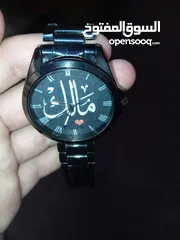  4 ساعة للبيع حزام معدني اسود