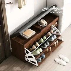  9 حل أنيق لترتيب مدخل بيتك   خزانة أحذية مع مقعد مريح – قطعة عملية وعصرية بقطعة واحدة رف قلاب