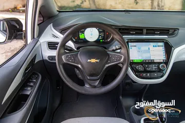  10 Chevrolet bolt ev 2019   كهربائية بالكامل  Full electric   السيارة بحالة ممتازة جدا