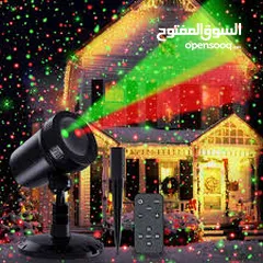  4 اضاءه ديكور   بعيدة المدي  داخل المنزل او خارجه او حديقه حبيبات مضيئه تسبح  على واجهة العماره او حائ
