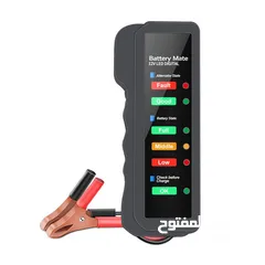  4 جهاز فحص بطارية السيارة لجميع انواع السيارات والدراجات والباصات والشاحنات Vehicles Battery Tester