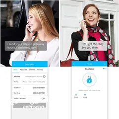  10 قفل ذكي ‏Razuvious، قفل باب ببصمة الإصبع،قفل دخول بدون مفتاح، تطبيق مجاني، بطاقة IC، للمنزل والمكتب
