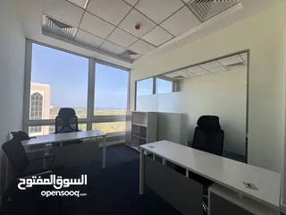  3 1 Desk Office Spaces in Qurum