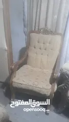  2 طقمين كنب زان مستعمل بدون طاولات للبيع