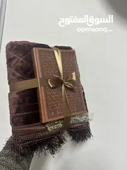 10 بكجات صلاة جملة ومفرق / سجادة صلاة + مصحف + مسبحة