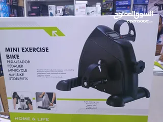  1 New Arrival MINI PEDAL EXERCISE BIKE  With Safety Fastening Strip  دراجة تمرين جديدة ذات دواسة صغيرة