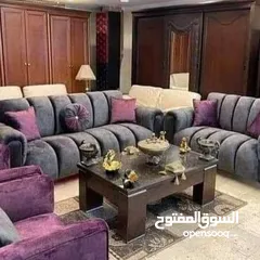  7 145دينار طقم بلون 7مقاعد ثلاثيه مجوزه مفارد عدد 2 جميع الالوان متوفره الكميه محدوده عرض لاسبوع