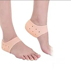  8 جوارب سيليكون للعنايه بالقدم الجوارب المطاطيه طبيه معالجة تششقات القدم جرابات يوجد اشكال متعدده