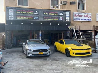  1 Car/ Auto Workshop for sale in Al mobliah industrial area 2 is very good location whatsp