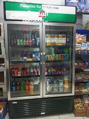  1 تلاجة بابين وفريزر وكاله للبيع