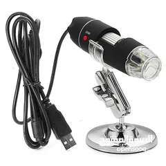  8 1600X Zoom 8 LED USB Microscope Digital Magnifier Endoscope Camera Video Stand - 50 JD