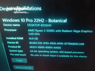  1 AMD Ryzen 3 3200G with Radeon Vega Graphics