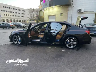  29 BMW 740i M package fully loaded (Black edition) وارد الوكالة بنزين مميزه