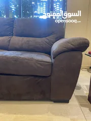  9 Nabuk Fabric Sofa Set (3 piece)