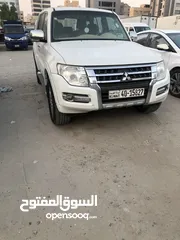 6 للبيع جيب باجيرو V6 وكاله الملا الكويت 2016 ابيض الداخل بيج فل اتوماتيك