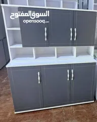  3 كاونترات خشب mdf قطعتين سنك وملحق قياس مترونص