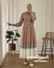  1 فستان كلوش خامه جوسيكا الوان ناااار