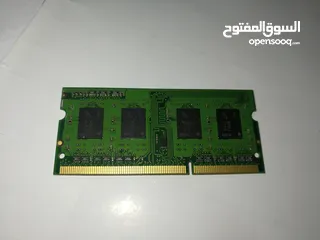  9 حبيتين رام لابتوب Ram DDR3 1600MHz للبيع (2GB+2GB)