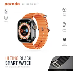  1 Porodo Ultimo Titan Smart Watch - Double Tap Function