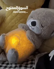  4 دب الراحة النفسية  الي يتنفس دبدوب يتنفس ) دبدوب الترند دبدوب منوم للاطفال والكبار يتنفس ويطلع ضوء .