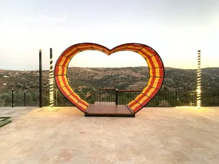  4 شالية رمسيس  Ramesses Chalet وسط اجمل غابات عجلون أطلالة بانورامية