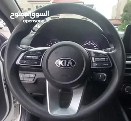  8 كيا k3 2019 بسعر مغري مواصفات كورية  عالية فل ما عدا الفتحة لون ابيض فخم فحص كامل من المالك مباشره