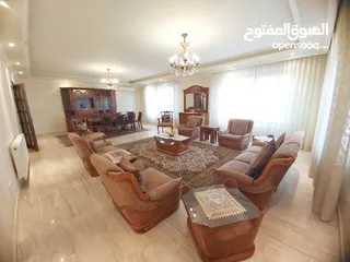  2 شقة طابقية مفروشة للايجار اربع غرف نوم في الرابية 350 متر