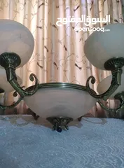  2 ثريا نحاس انتيك حجم كبير