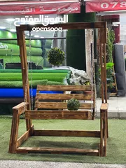  12 كل ما يلزم الحديقه عشب صناعي جميع انواع خشب سويد تفصيل شجر صناعي جلسات خشب سويدي اشجار تحاكي الطبيعة