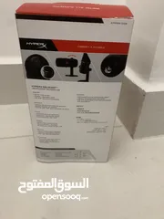  13 Hyperx solo cast microphone and stand