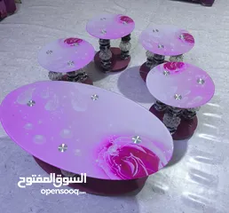  4 طخم قنفات 5 قطع