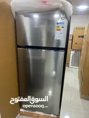  1 ثلاجه ال جي موديل 582 ستانلس ستيل فل انفرتر سعر حرق