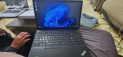  4 لينوفو ثينك باد i7 th11   16gb RAM  كرتين شاشة  500gb ssd  mx450 2gb  iris xe  2gb