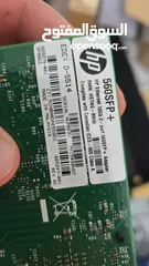  3 كرت فايبر بسرعه هائلك 10g مدخلين فايبر فقط وكميه كبيره مع امكانيه اضافه sfp