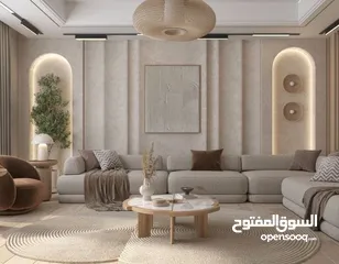  22 تصميم وتنفيذ الديكورات والاثاث للمشاريع السكنيه والمشاريع التجاريه باقل الاسعار مع الجوده العاليه