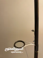  7 صنارة صيد مع البكرة للبيع (major craft rod and shimano nasci 2500 reel )