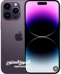  1 ‏تلفون ماكسiPhone 14 Pro  مع كل أغراضه الجهاز بحالة الجديد