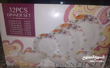  2 طقم بورسلان 32 قطعه للسفره