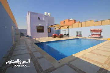  7 سبع شاليهات ( دوبلكس مع مسبح مفروشين ) للبيع في منطقة الشونة الجنوبية بعلى بعد 700 من الجسر