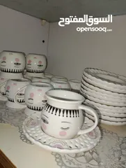  1 طقمين فناجين قهوة