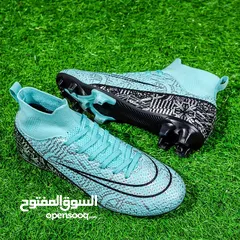  2 Men's Soccer shoes soft , for Football , Breathable non-slip grass training sneakers.