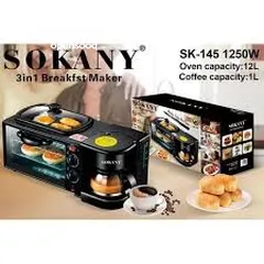  1 الفطور اسهل مع Sokany ماكنة تحضير الفطور والقهوة فطور سهل وسريع وبكفالة سنتين