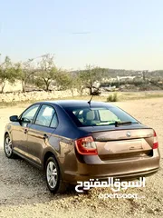  6 سكودا رابيد 2017 اتومات ماتور 1400 بنزين تيربو سعرر ع الكااش