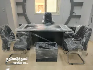 5 تميز بجلستك بأحدث أشكال المكاتب مدير للشركات و المكاتب الفخمه أجود أنواع الخشب باقل التكاليف