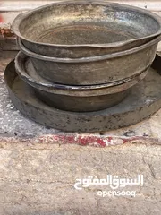  1 صواني نحاس احمر قديم