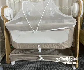  3 سرير هزاز كهربائي للأطفال بحالة ممتازة ماركة كوول بيبي