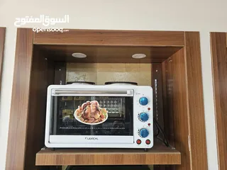  3 فرن مع غاز كهربائي