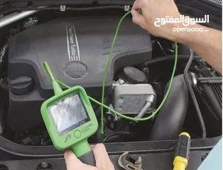  1 سلك كيبل كاميرا تصوير مع شاشه   مشاهده و تصوير بين الثقوب و المواسير  او ماتور السياره او مواسير الم